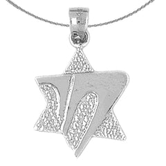 Colgante Estrella de David de Oro de 14K o 18K