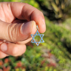 14K or 18K Gold Star of David Pendant