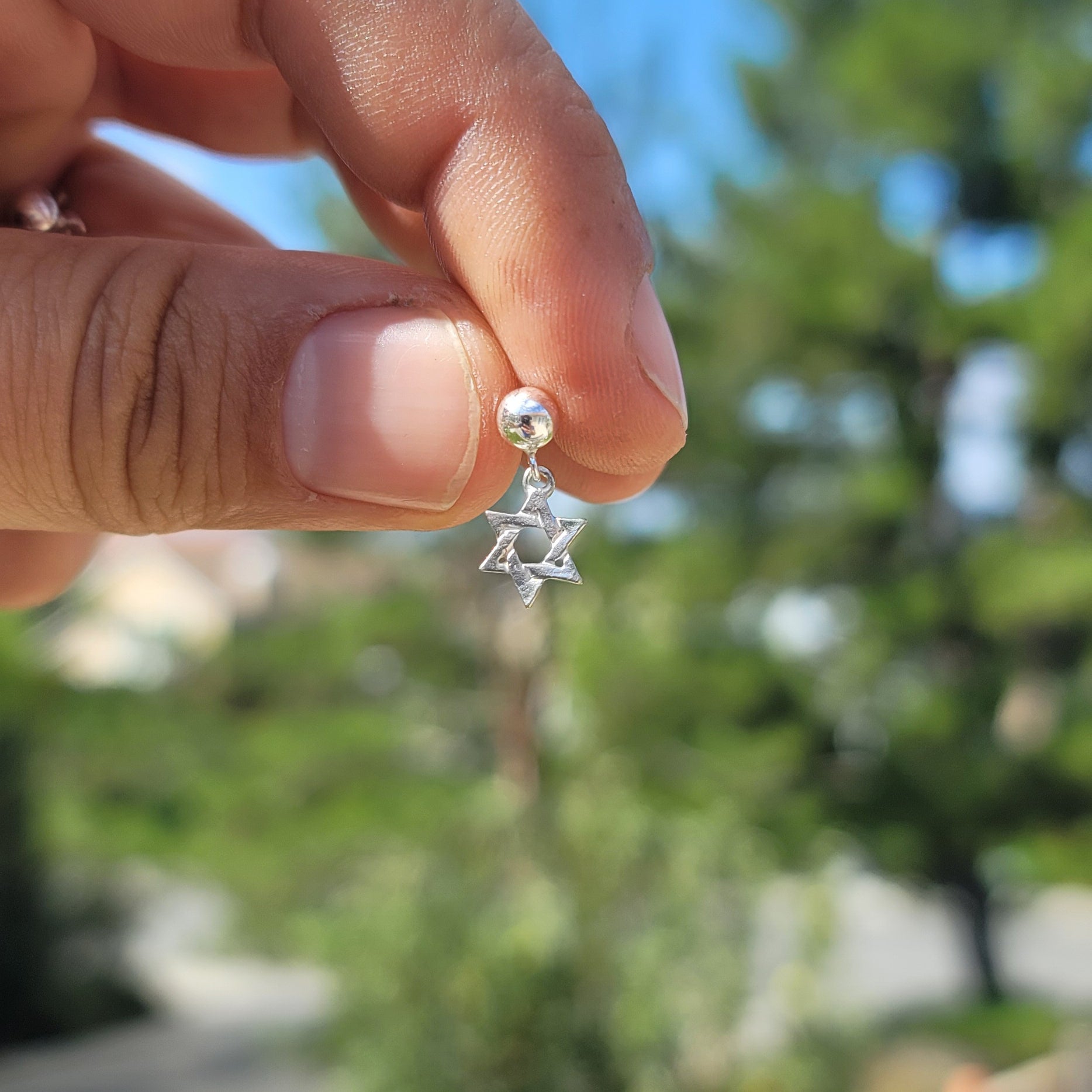 14K or 18K Gold Star of David Pendant