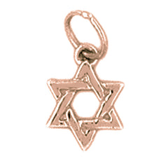 14K or 18K Gold Star of David Pendant