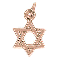 14K or 18K Gold Star of David Pendant