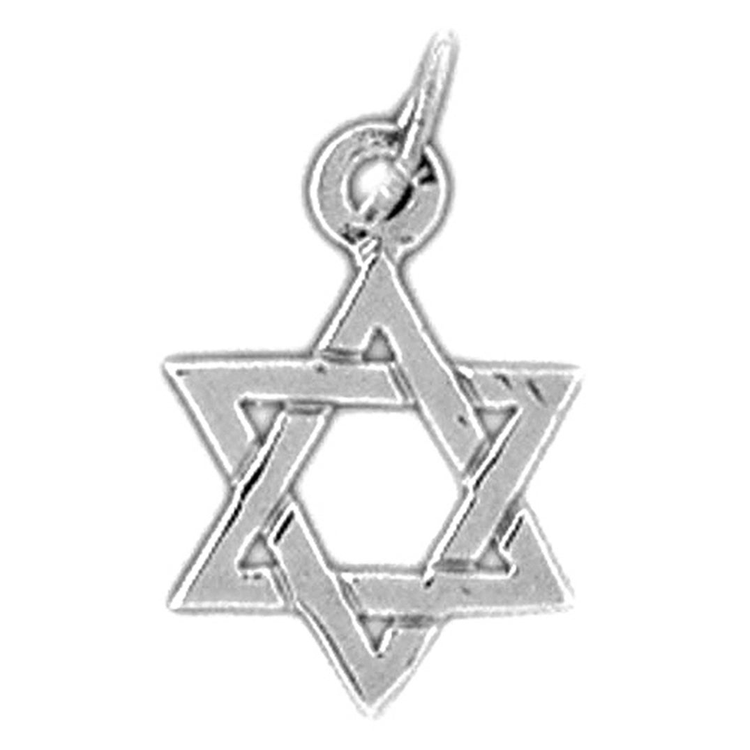 14K or 18K Gold Star of David Pendant