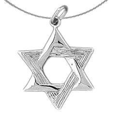 Colgante Estrella de David de Oro de 14K o 18K