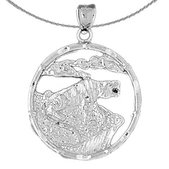 Zodíacos chinos de oro de 10K, 14K o 18K - Colgante Conejo