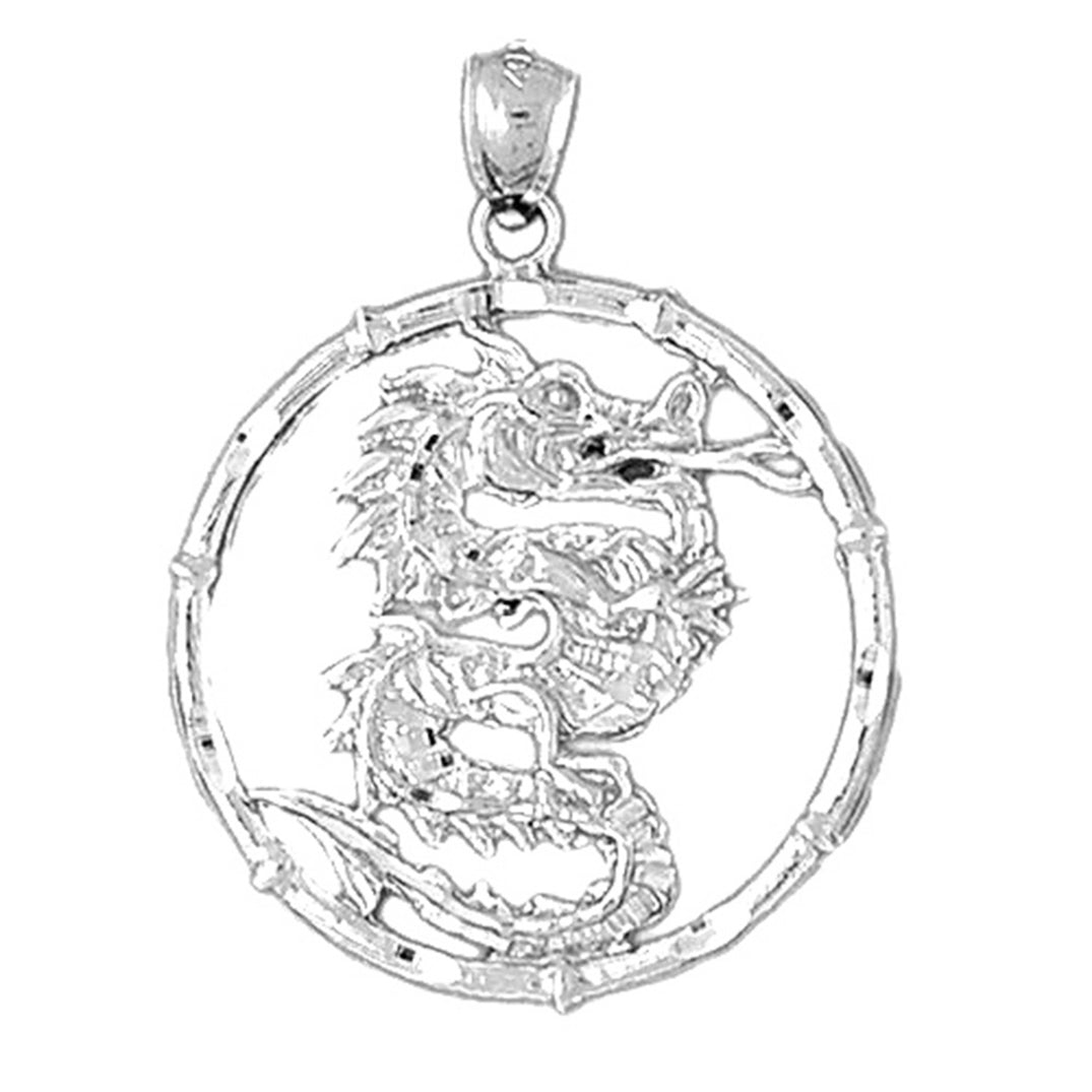10K, 14K or 18K Gold Chinese Zodiacs - Dragon Pendant