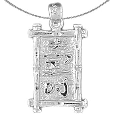 10K, 14K or 18K Gold Chinese Zodiacs - Longevity Pendant