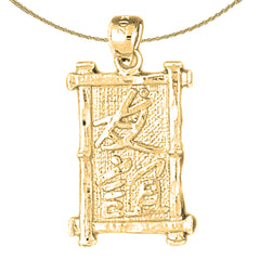 10K, 14K or 18K Gold Chinese Zodiacs - Friendship Pendant