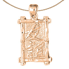 10K, 14K or 18K Gold Chinese Zodiacs - Friendship Pendant