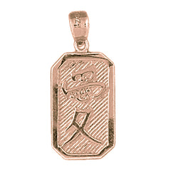 10K, 14K or 18K Gold Chinese Zodiacs - Love Pendant