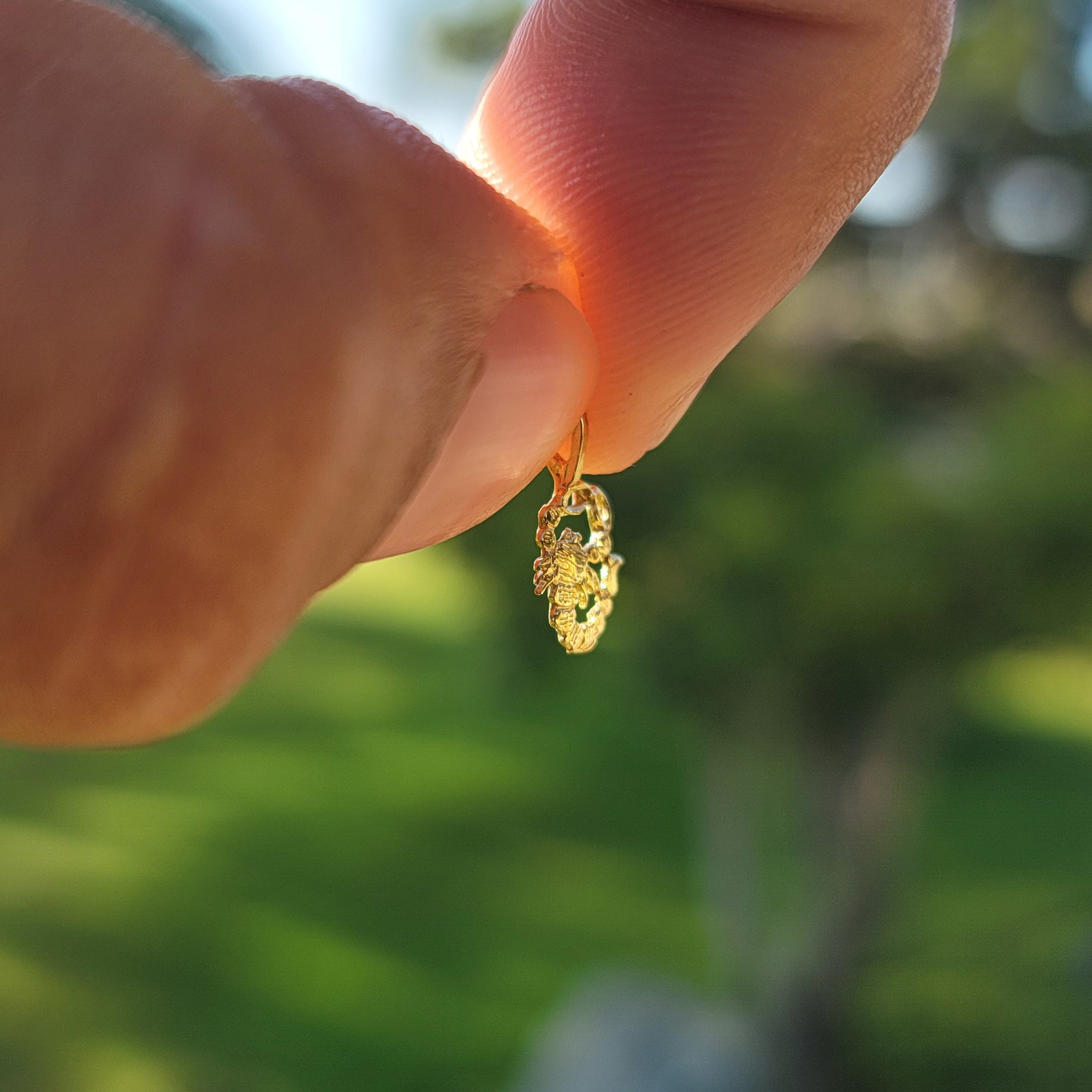 14K or 18K Gold Zodiac - Scorpio Pendant