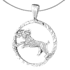 14K or 18K Gold Zodiac - Aries Pendant
