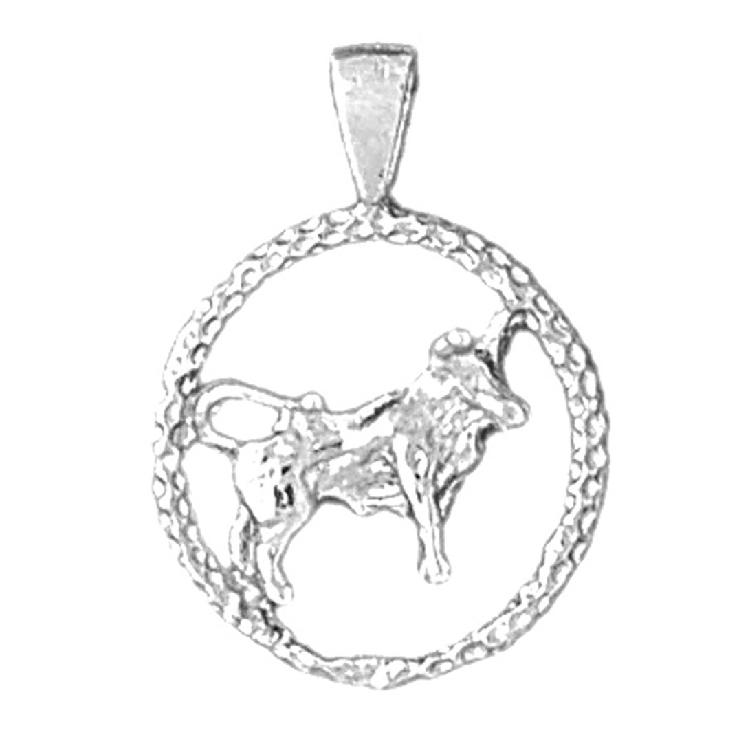 14K or 18K Gold Zodiac - Taurus Pendant