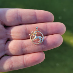 14K or 18K Gold Zodiac - Sagittarius Pendant
