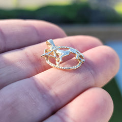 14K or 18K Gold Zodiac - Sagittarius Pendant