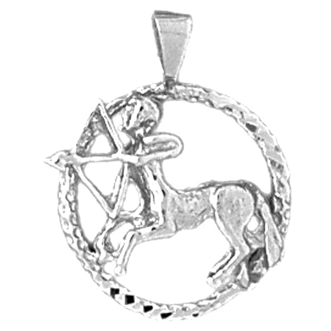 14K or 18K Gold Zodiac - Sagittarius Pendant