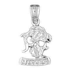 14K or 18K Gold Zodiac - Pisces Pendant