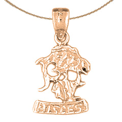 14K or 18K Gold Zodiac - Pisces Pendant