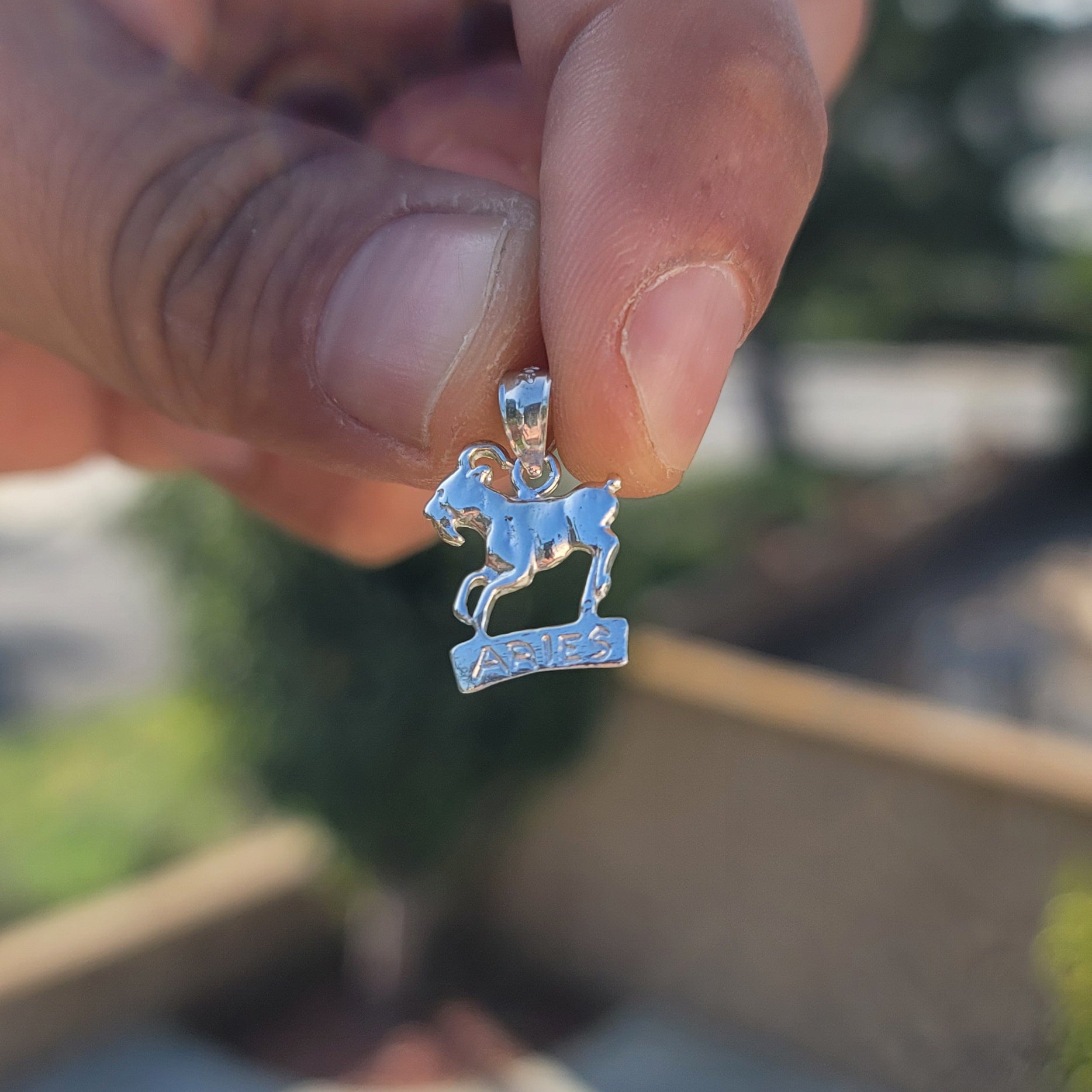 14K or 18K Gold Zodiac - Aries Pendant