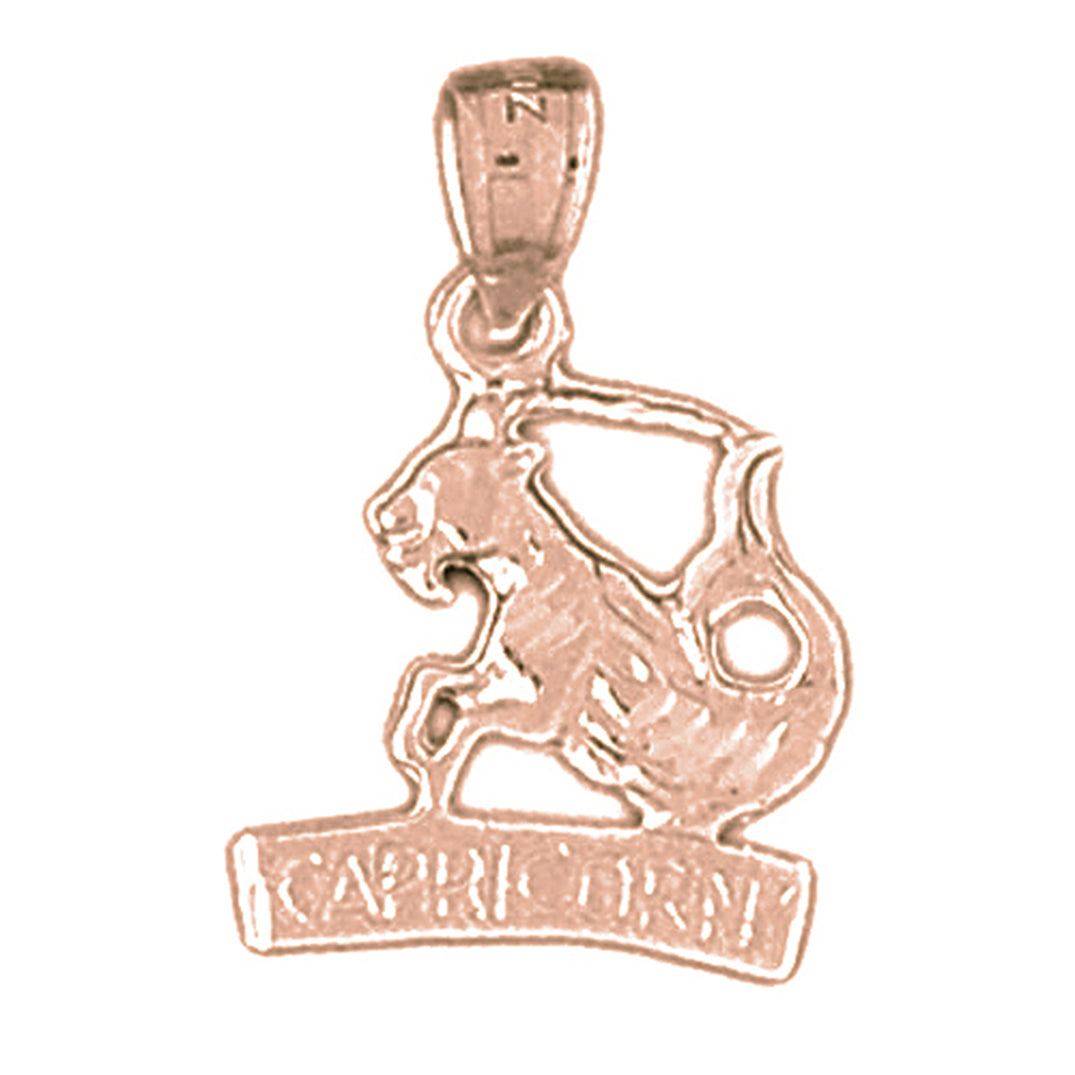 14K or 18K Gold Zodiac - Sagittarius Pendant