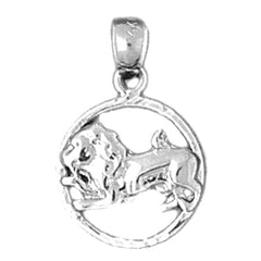 14K or 18K Gold Zodiac - Leo Pendant