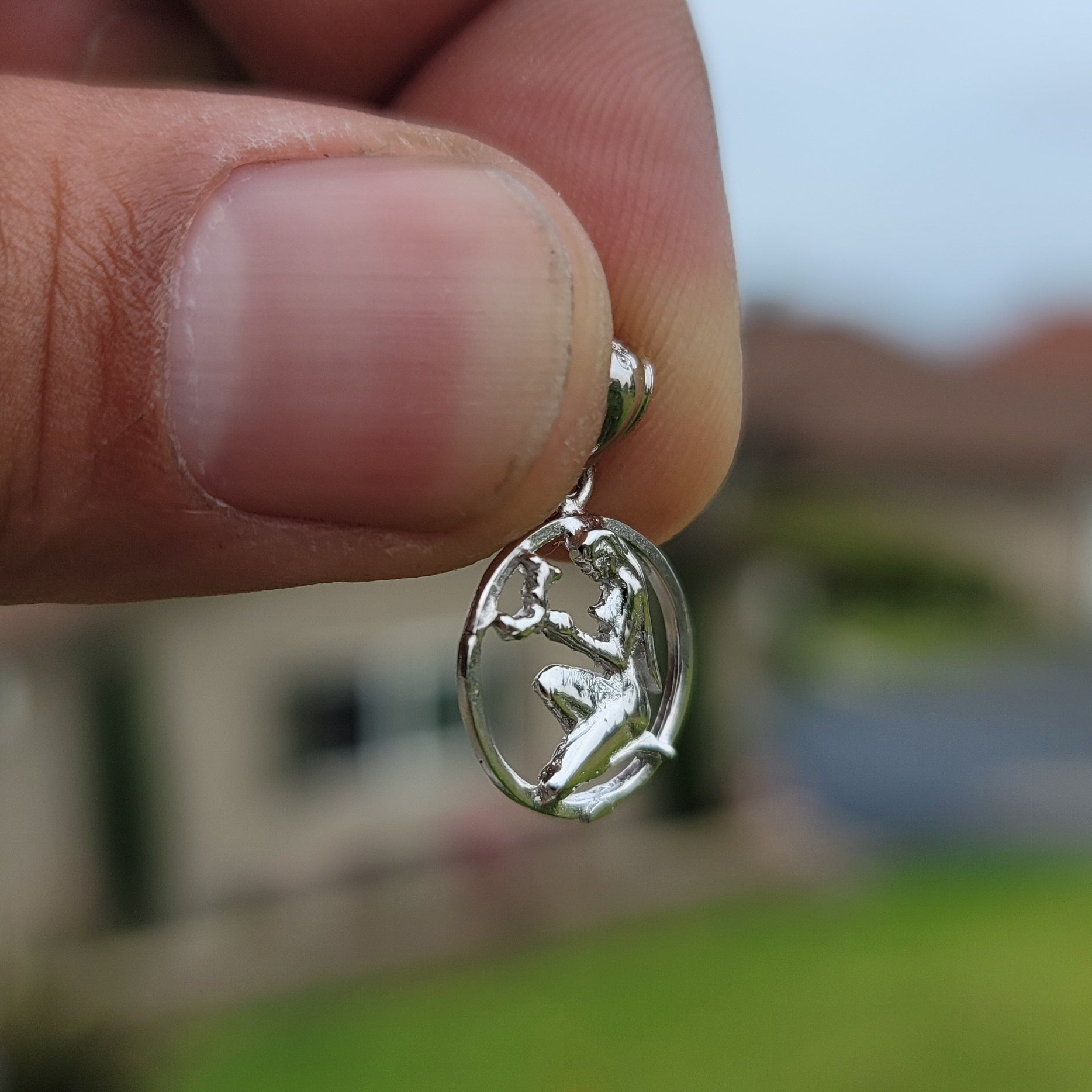 14K or 18K Gold Zodiac - Virgo Pendant