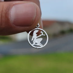 14K or 18K Gold Zodiac - Virgo Pendant