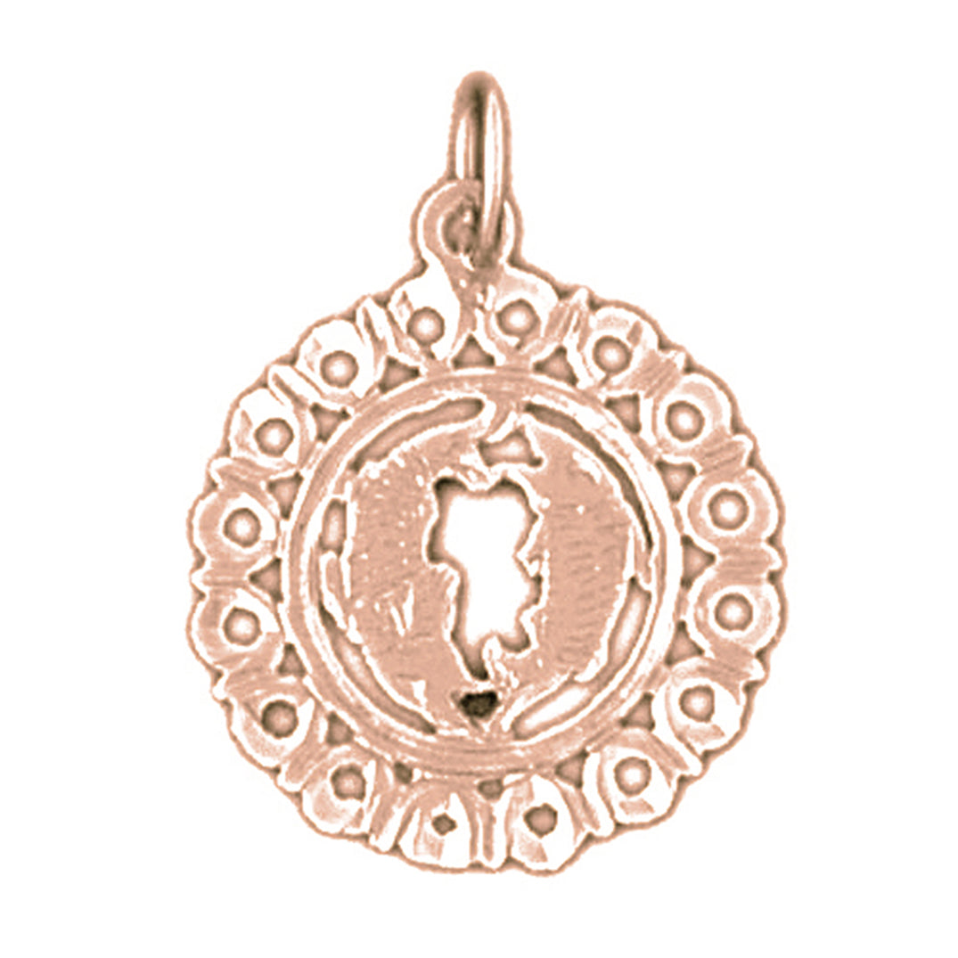 14K or 18K Gold Zodiac - Pisces Pendant