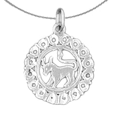 14K or 18K Gold Zodiac - Taurus Pendant