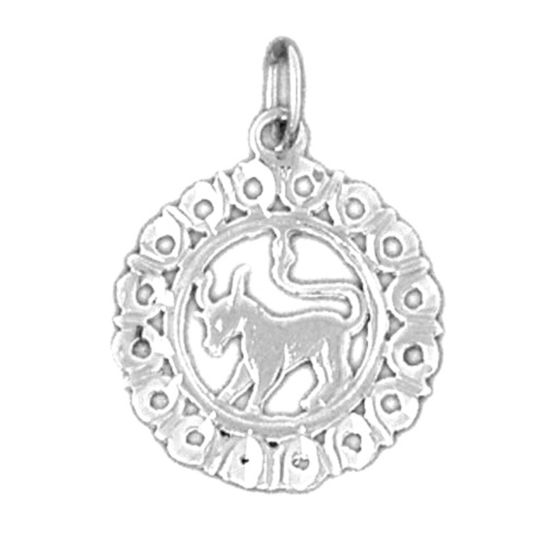 14K or 18K Gold Zodiac - Taurus Pendant