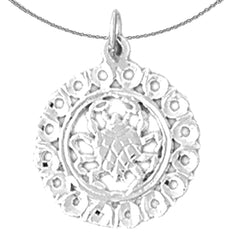 14K oder 18K Gold Sternzeichen - Krebs Anhänger