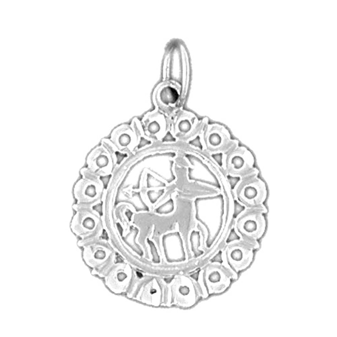 14K or 18K Gold Zodiac - Sagittarius Pendant