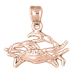 14K or 18K Gold Zodiac - Cancer Pendant