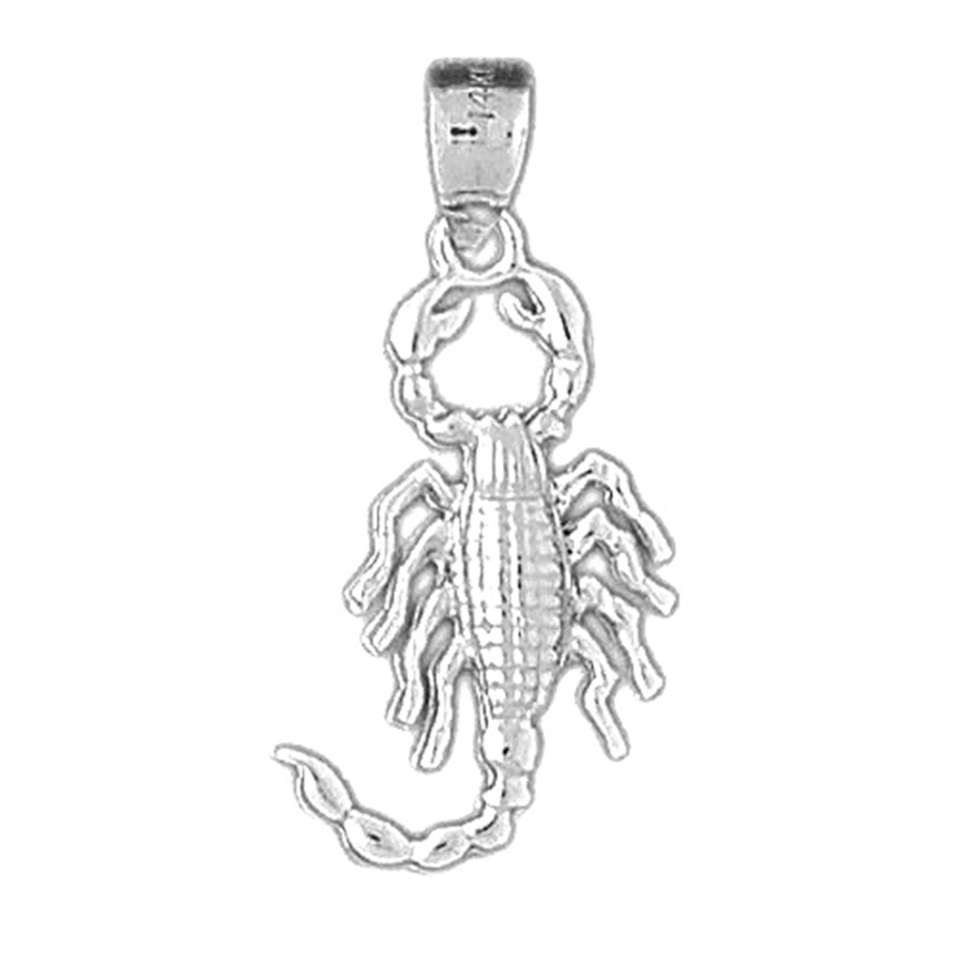 14K or 18K Gold Zodiac - Scorpio Pendant