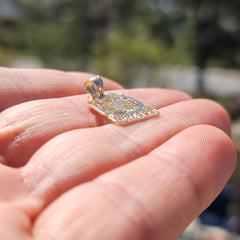 14K or 18K Gold Zodiac - Scorpio Pendant