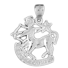 14K or 18K Gold Zodiac - Sagittarius Pendant