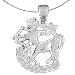 14K or 18K Gold Zodiac - Sagittarius Pendant