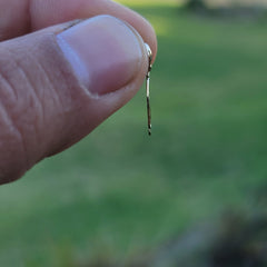 14K oder 18K Gold Nummer Sechs, #6 Anhänger