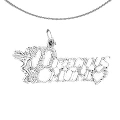 Colgante de mamá preciosa de oro de 14 quilates o 18 quilates