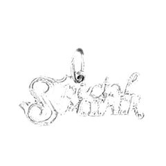 14K or 18K Gold Special Mother Pendant