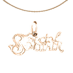 14K oder 18K Gold Besonderer Mutteranhänger