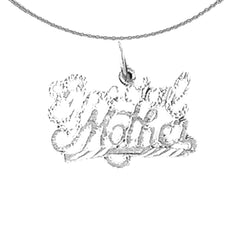 14K oder 18K Gold Besonderer Mutteranhänger