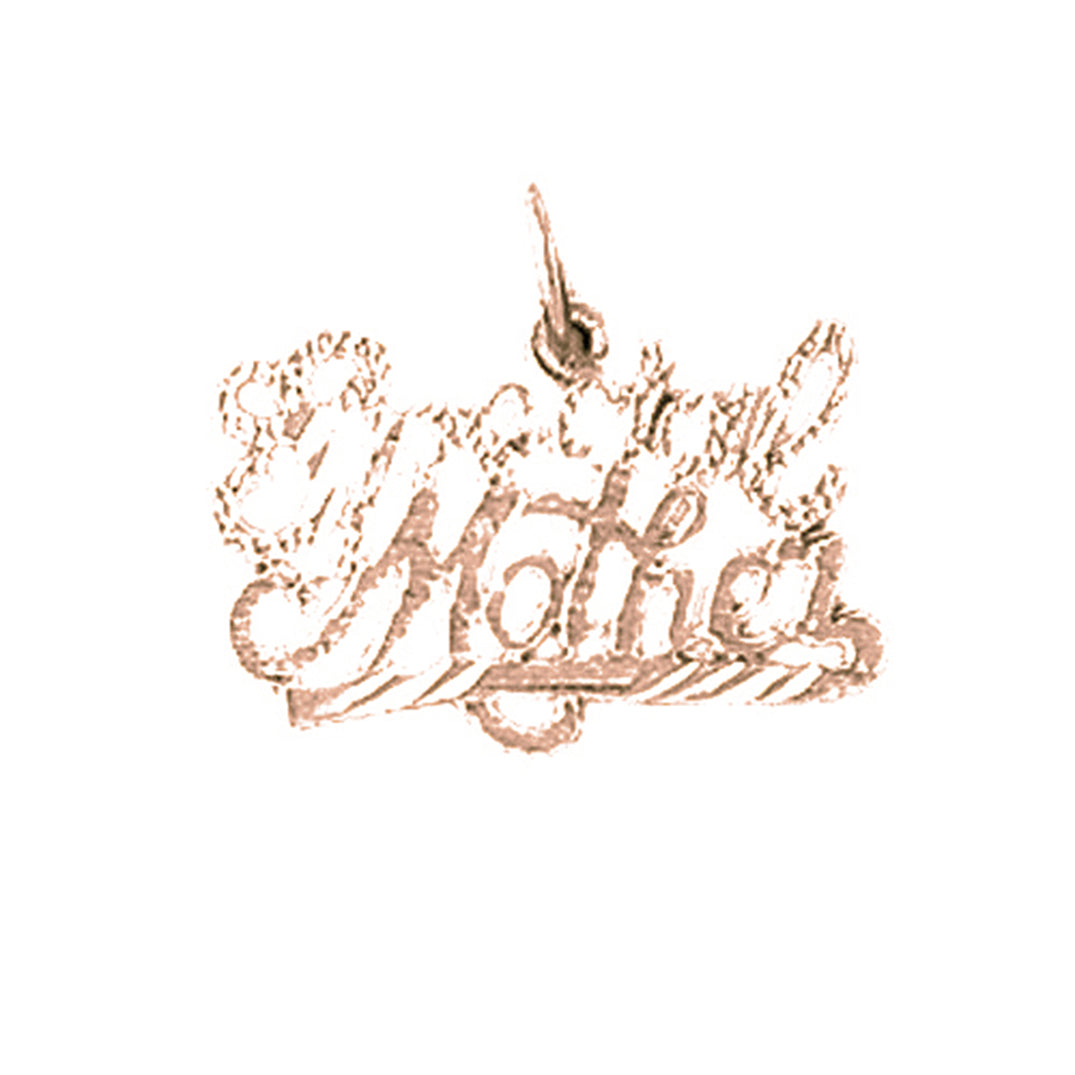 14K or 18K Gold Special Mother Pendant