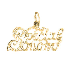14K or 18K Gold Special Mom Pendant