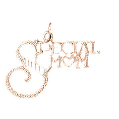 14K or 18K Gold Special Mom Pendant