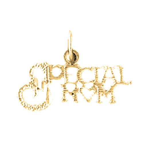 14K or 18K Gold Special Mom Pendant