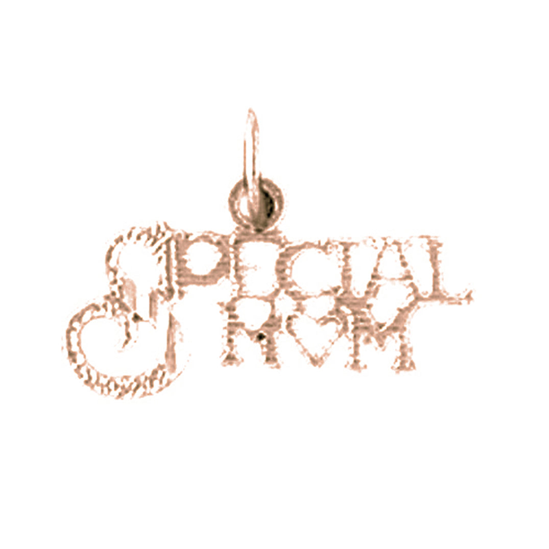 14K or 18K Gold Special Mom Pendant