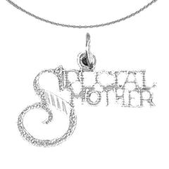 14K oder 18K Gold Besonderer Mutteranhänger