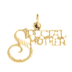 14K or 18K Gold Special Mother Pendant