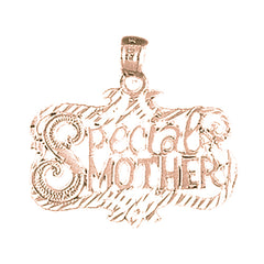14K or 18K Gold Special Mother Pendant