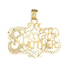 14K or 18K Gold Special Mother Pendant